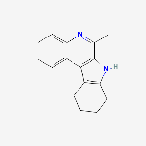 7H-Indolo[2,3-c]quinoline, 8,9,10,11-tetrahydro-6-methyl-