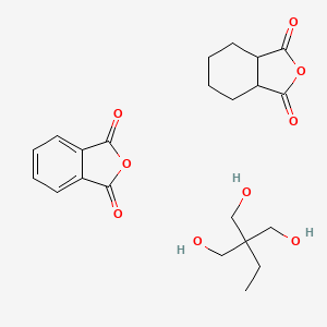 3a,4,5,6,7,7a-Hexahydro-2-benzofuran-1,3-dione;2-benzofuran-1,3-dione;2-ethyl-2-(hydroxymethyl)propane-1,3-diol