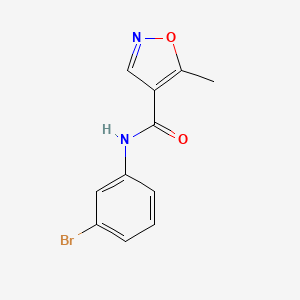 N-(3-Bromophenyl)-5-methyl-1,2-oxazole-4-carboxamide