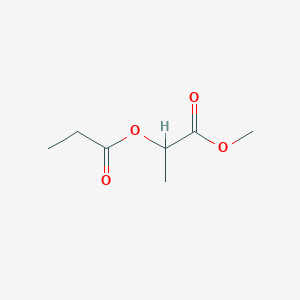 Propanoic acid, 2-(1-oxopropoxy)-, methyl ester