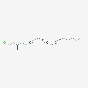 1-Chloro-3-methyloctadeca-6,9,12-triyne