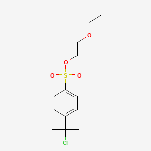 2-Ethoxyethyl 4-(2-chloropropan-2-yl)benzenesulfonate