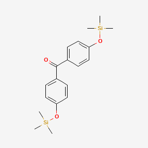 Bis{4-[(trimethylsilyl)oxy]phenyl}methanone