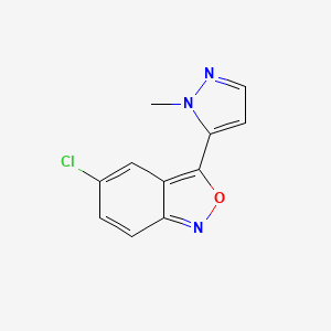 5-Chloro-3-(1-methyl-1H-pyrazol-5-yl)-2,1-benzoxazole