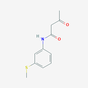 N-[3-(Methylsulfanyl)phenyl]-3-oxobutanamide