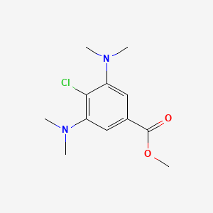 Methyl 4-chloro-3,5-bis(dimethylamino)benzoate