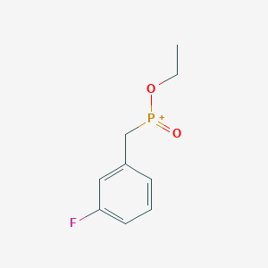 Ethoxy[(3-fluorophenyl)methyl]oxophosphanium