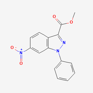 Methyl 6-nitro-1-phenyl-1H-indazole-3-carboxylate