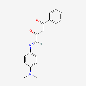 (4E)-4-{[4-(Dimethylamino)phenyl]imino}-1-phenylbutane-1,3-dione