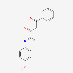 (4E)-4-[(4-Hydroxyphenyl)imino]-1-phenylbutane-1,3-dione