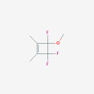 3,3,4-Trifluoro-4-methoxy-1,2-dimethylcyclobut-1-ene