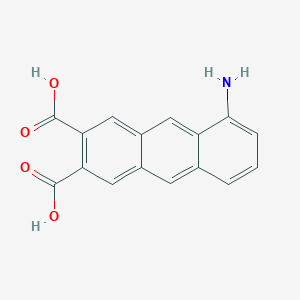 2,3-Anthracenedicarboxylic acid, 5-amino-