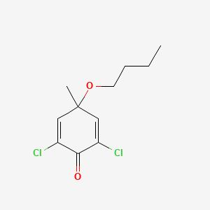 4-Butoxy-2,6-dichloro-4-methylcyclohexa-2,5-dien-1-one