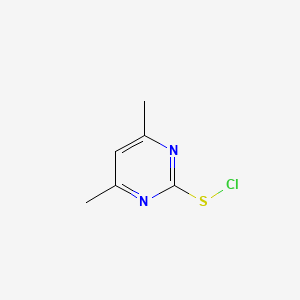 2-Pyrimidinesulfenyl chloride, 4,6-dimethyl-