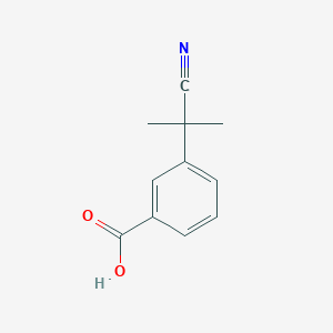 molecular formula C11H11NO2 B1456700 3-(2-氰基丙烷-2-基)苯甲酸 CAS No. 872091-00-4