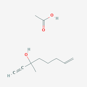 Acetic acid;3-methyloct-7-en-1-yn-3-ol