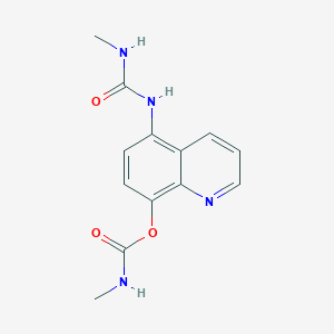 5-[(Methylcarbamoyl)amino]quinolin-8-yl methylcarbamate