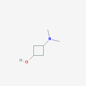 molecular formula C6H13NO B1456704 3-(Dimethylamino)cyclobutan-1-ol CAS No. 18126-77-7