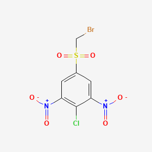 5-(Bromomethanesulfonyl)-2-chloro-1,3-dinitrobenzene