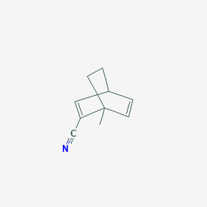 molecular formula C10H11N B14567076 1-Methylbicyclo[2.2.2]octa-2,5-diene-2-carbonitrile CAS No. 61546-68-7