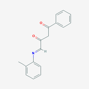 (4E)-4-[(2-Methylphenyl)imino]-1-phenylbutane-1,3-dione