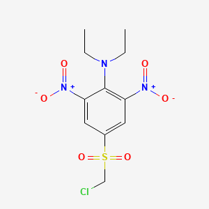 4-(Chloromethanesulfonyl)-N,N-diethyl-2,6-dinitroaniline