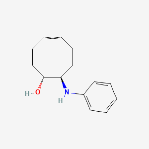 (1R,8R)-8-Anilinocyclooct-4-en-1-ol