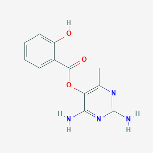 2,4-Diamino-6-methylpyrimidin-5-yl 2-hydroxybenzoate