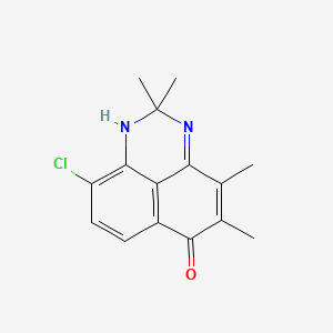 9-Chloro-2,2,4,5-tetramethyl-2,3-dihydro-6H-perimidin-6-one