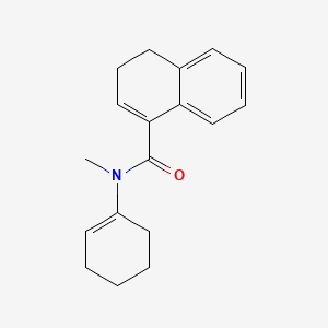 N-(Cyclohex-1-en-1-yl)-N-methyl-3,4-dihydronaphthalene-1-carboxamide