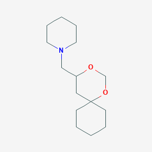 1-[(1,3-Dioxaspiro[5.5]undecan-4-yl)methyl]piperidine