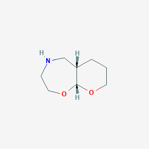 6H-Pyrano[3,2-f]-1,4-oxazepine, octahydro-, cis-