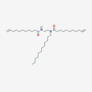 N-Dodecyl-N-{2-[(undec-10-enoyl)amino]ethyl}undec-10-enamide