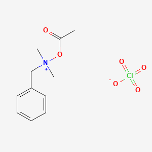 (Acetyloxy)(benzyl)dimethylammonium perchlorate