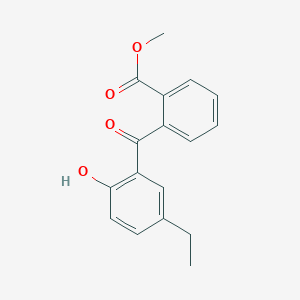 Benzoic acid, 2-(5-ethyl-2-hydroxybenzoyl)-, methyl ester