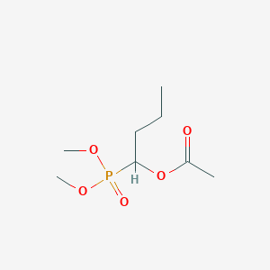 1-(Dimethoxyphosphoryl)butyl acetate