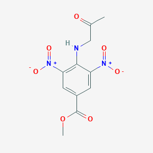 Methyl 3,5-dinitro-4-[(2-oxopropyl)amino]benzoate