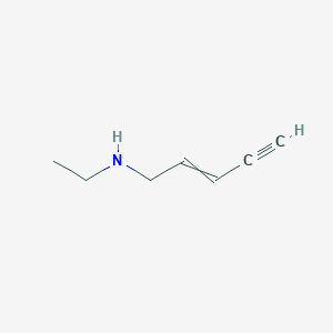 N-Ethylpent-2-en-4-yn-1-amine