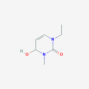 1-Ethyl-4-hydroxy-3-methyl-3,4-dihydropyrimidin-2(1H)-one