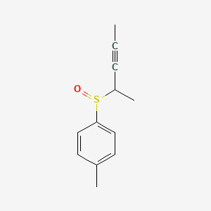 1-Methyl-4-(pent-3-yne-2-sulfinyl)benzene