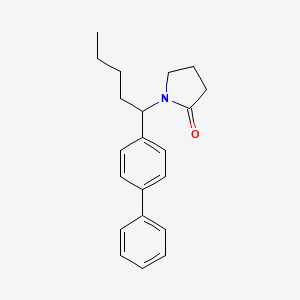 1-[1-([1,1'-Biphenyl]-4-yl)pentyl]pyrrolidin-2-one