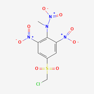 N-[4-(Chloromethanesulfonyl)-2,6-dinitrophenyl]-N-methylnitramide