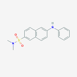 6-Anilino-N,N-dimethylnaphthalene-2-sulfonamide