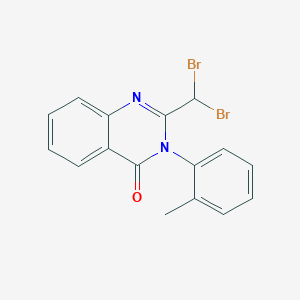 2-(Dibromomethyl)-3-(2-methylphenyl)quinazolin-4(3H)-one