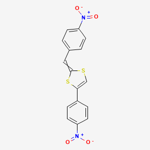 4-(4-Nitrophenyl)-2-[(4-nitrophenyl)methylidene]-2H-1,3-dithiole