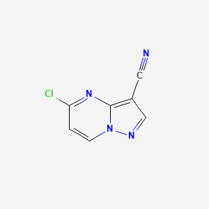 B1456751 5-Chloropyrazolo[1,5-a]pyrimidine-3-carbonitrile CAS No. 1224288-92-9