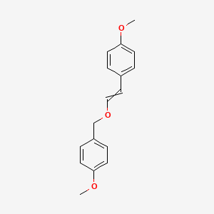 1-Methoxy-4-({[2-(4-methoxyphenyl)ethenyl]oxy}methyl)benzene