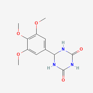 1,3,5-Triazine-2,4(1H,3H)-dione, dihydro-6-(3,4,5-trimethoxyphenyl)-