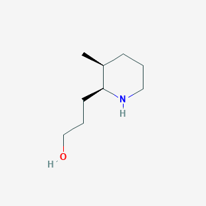 3-[(2S,3S)-3-methylpiperidin-2-yl]propan-1-ol