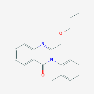 3-(2-Methylphenyl)-2-(propoxymethyl)quinazolin-4(3H)-one